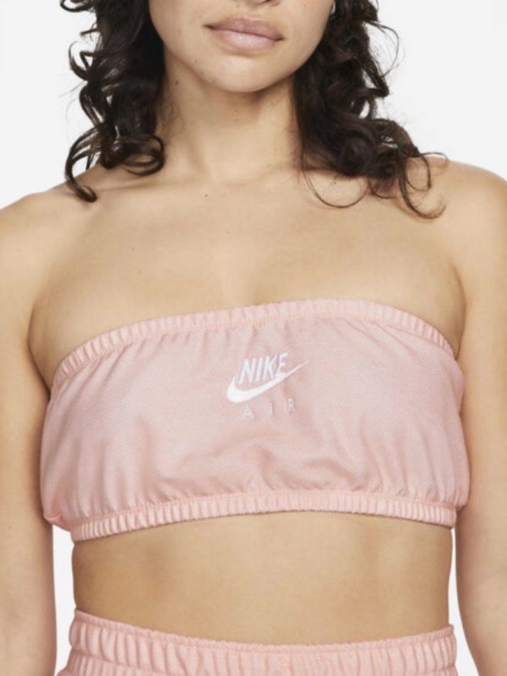 Nike Pink Strapless Air Tube Top